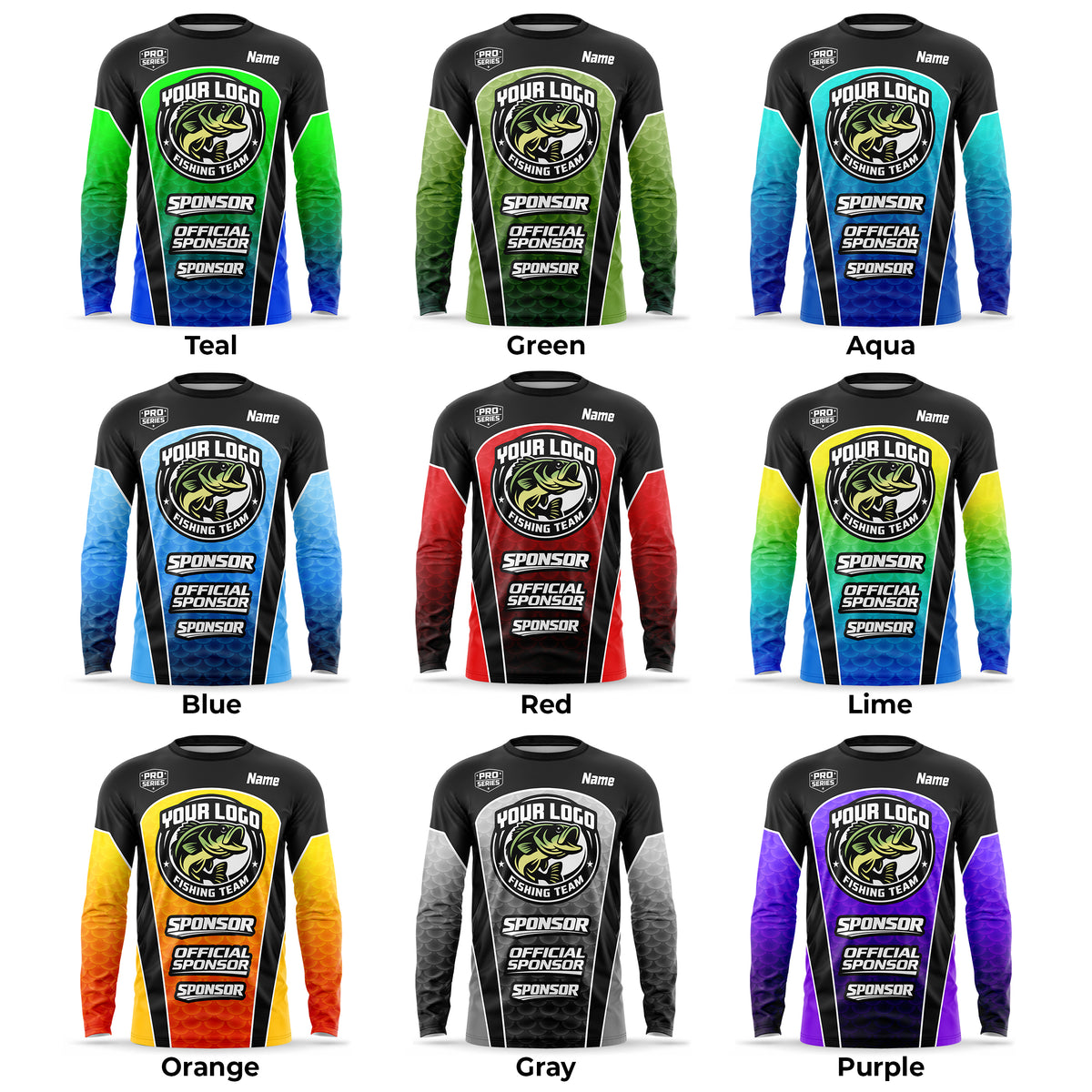 Custom Fishing Jersey – Fish Scale