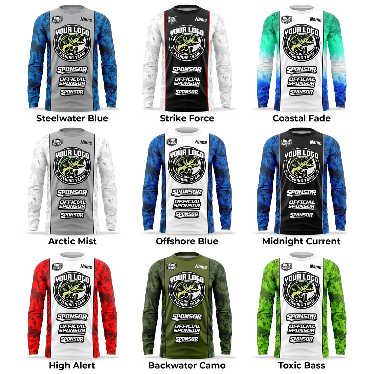 Custom Fishing Jersey – Fish Camo