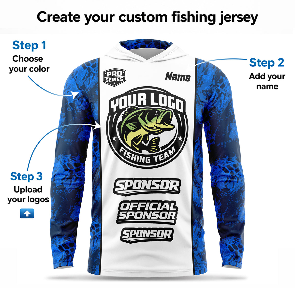 Custom Fishing Jersey – Fish Camo