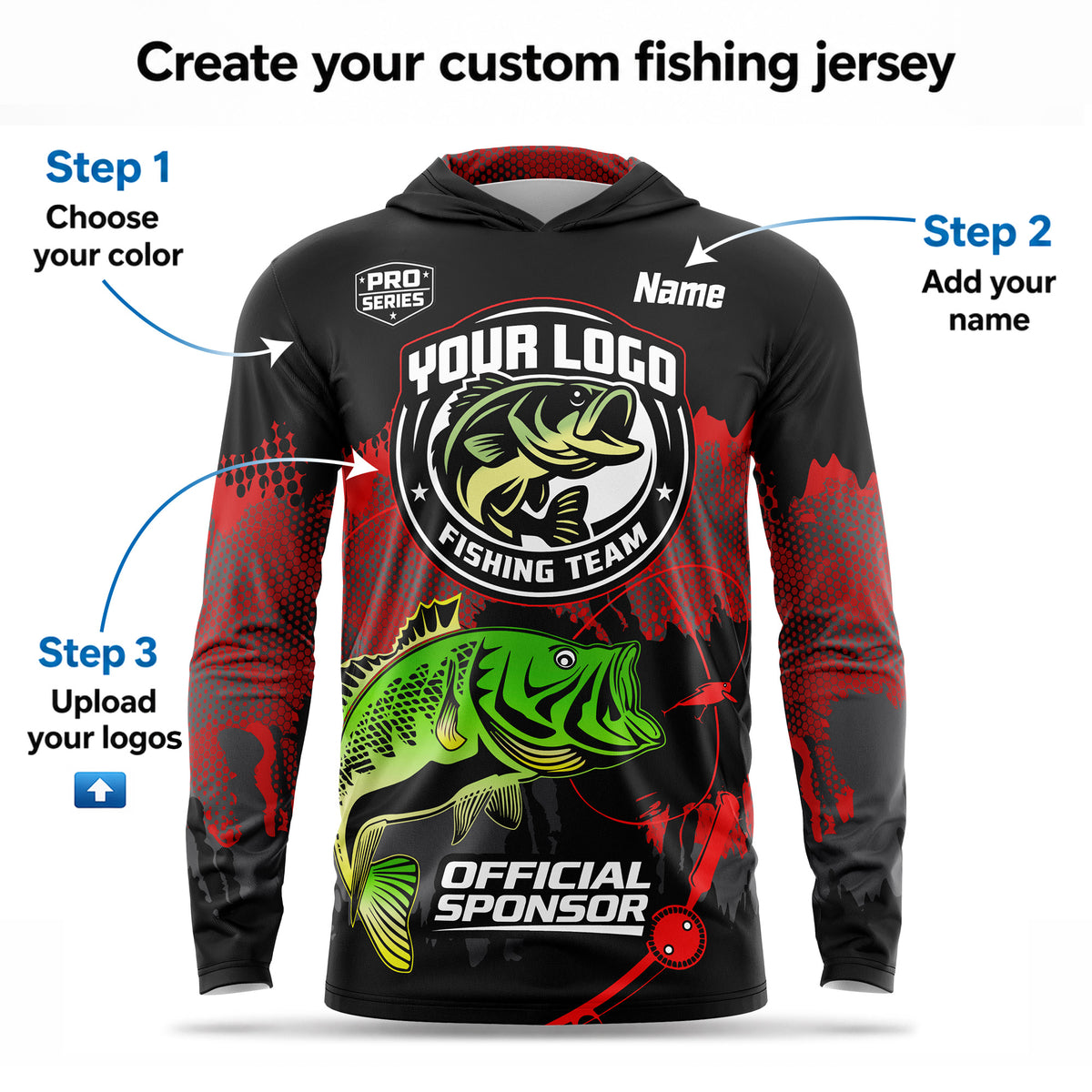 Custom Fishing Jersey – Bass