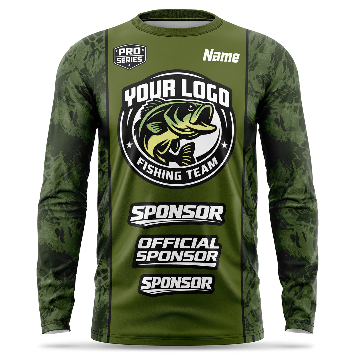Custom Fishing Jersey – Fish Camo