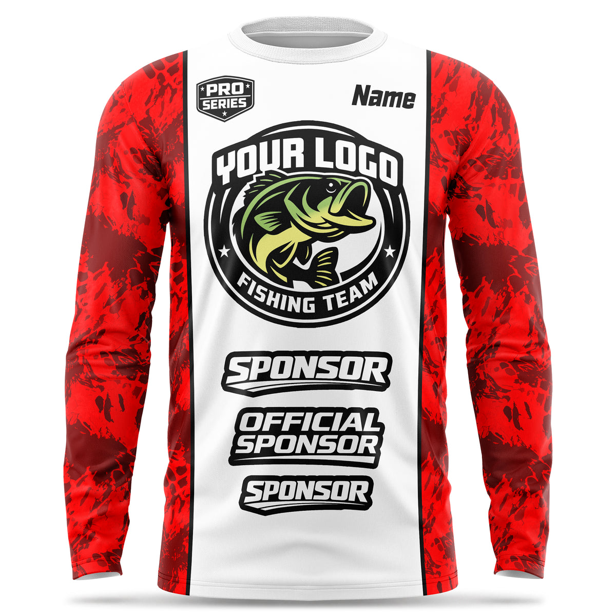 Custom Fishing Jersey – Fish Camo