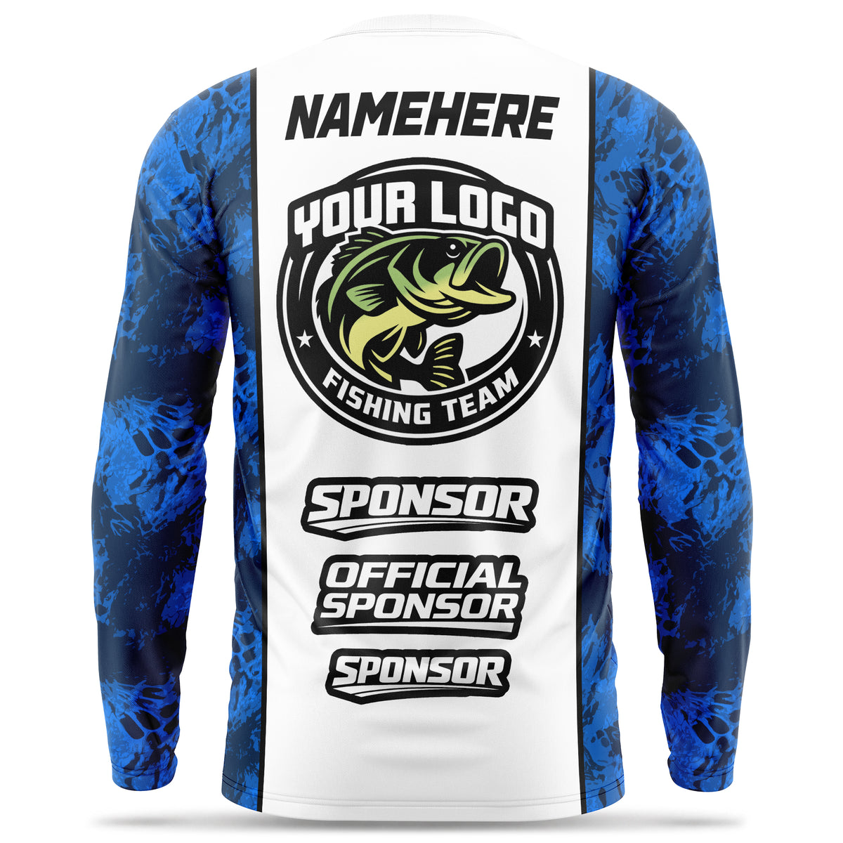 Custom Fishing Jersey – Fish Camo