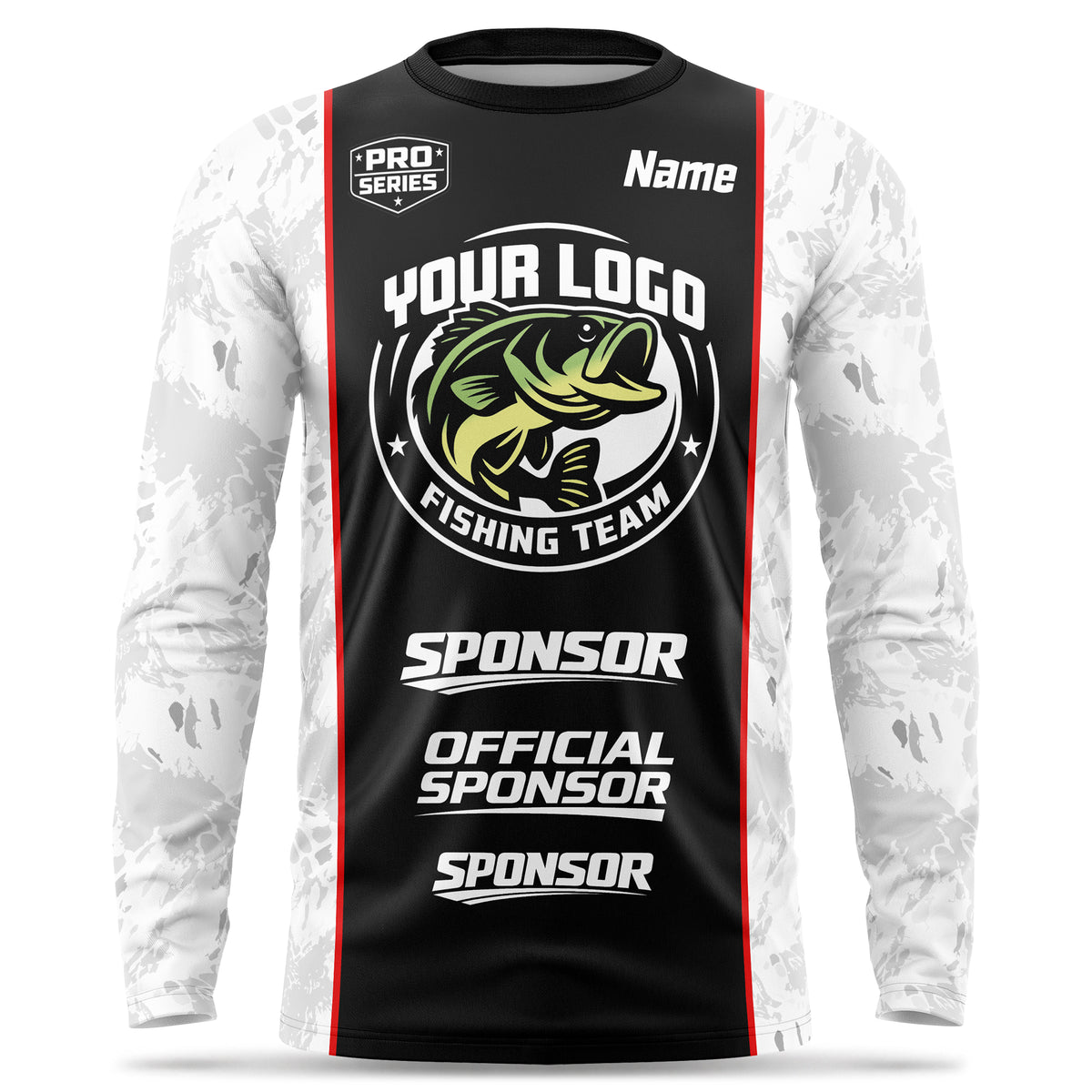 Custom Fishing Jersey – Fish Camo