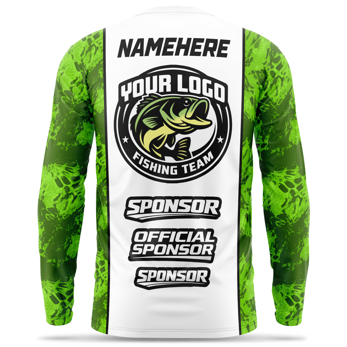 Custom Fishing Jersey – Fish Camo