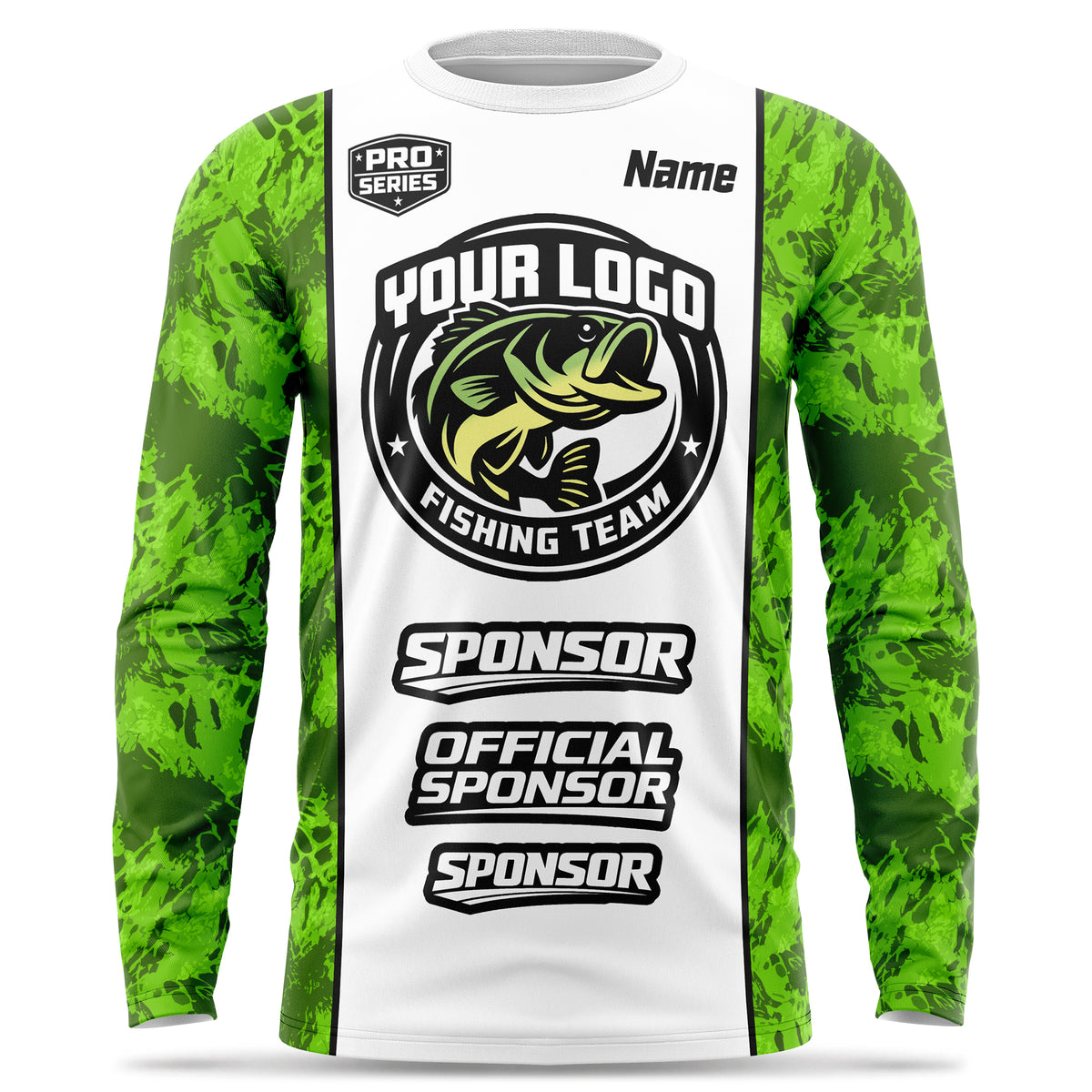 Custom Fishing Jersey – Fish Camo